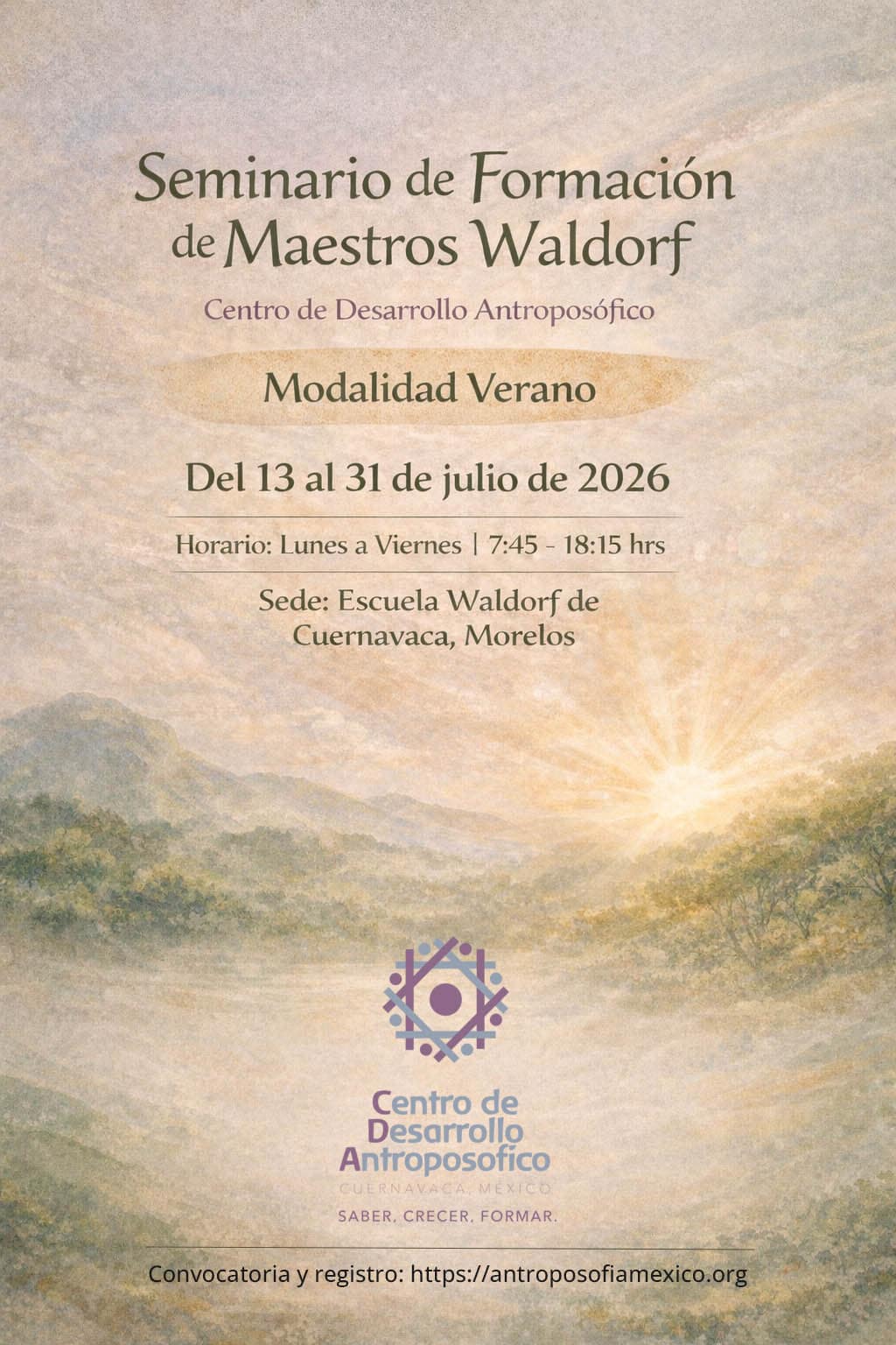 Seminario de Formación de Maestros Waldorf 2026