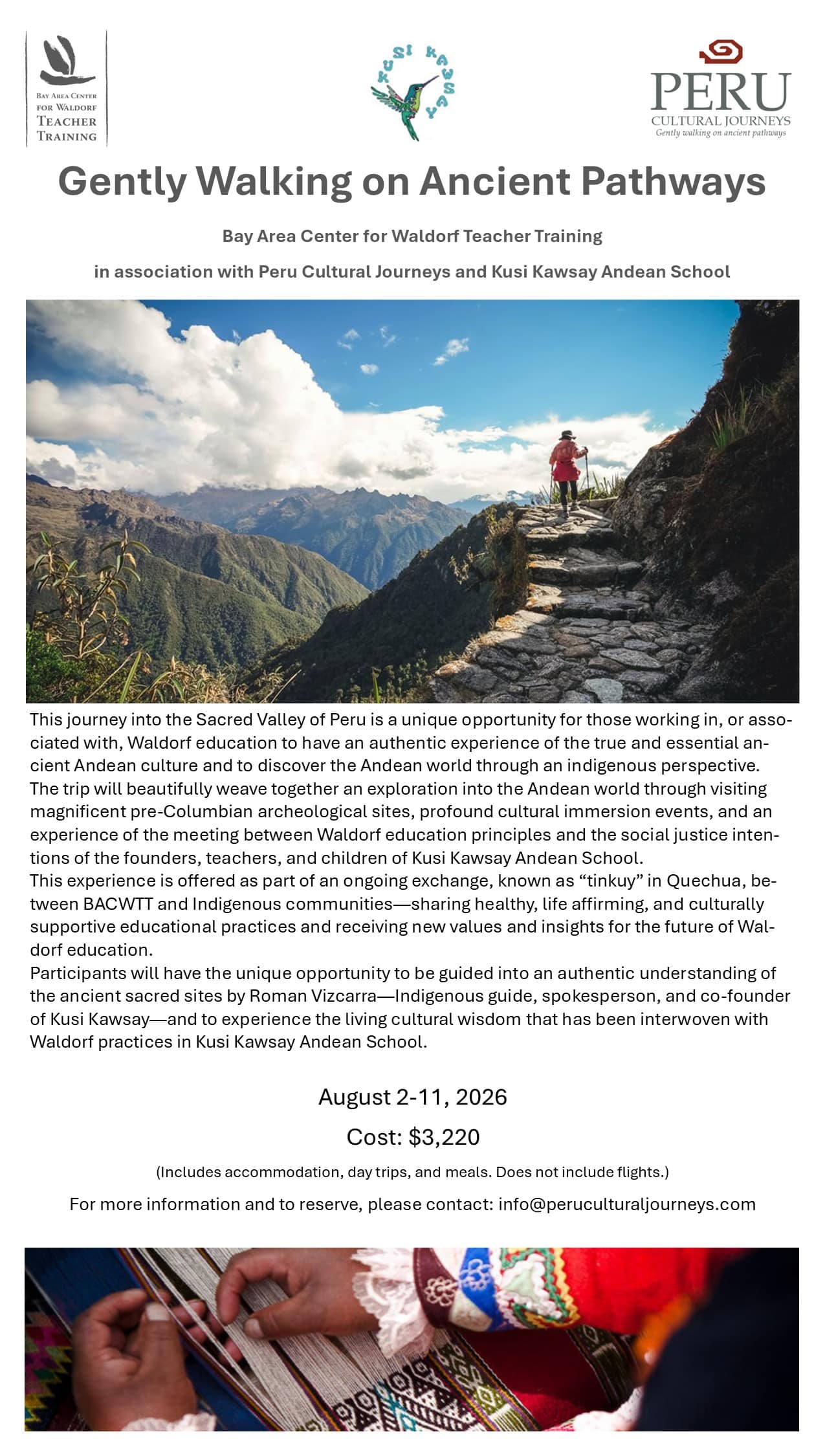 Gently Walking on Ancient Pathways