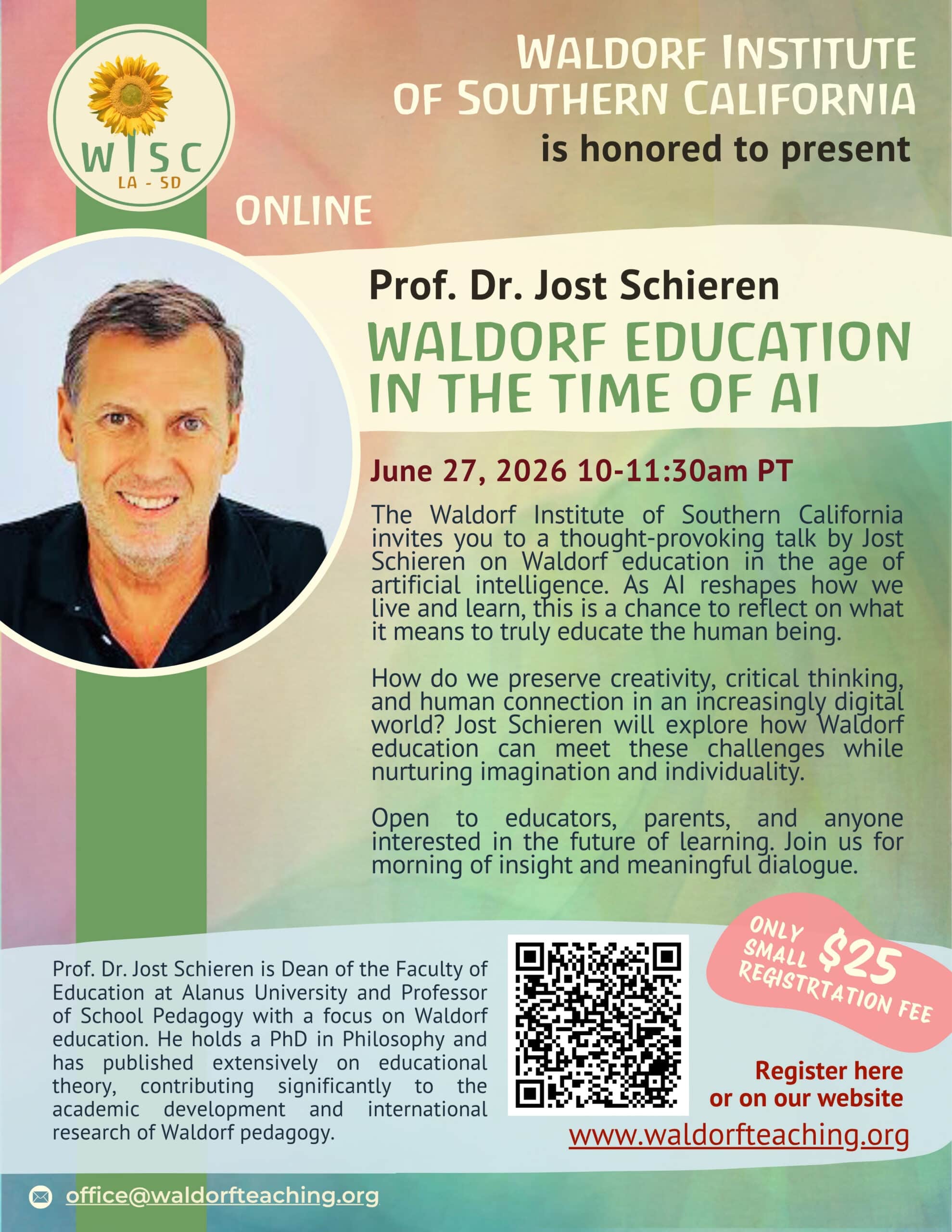 Waldorf Education in the time of AI