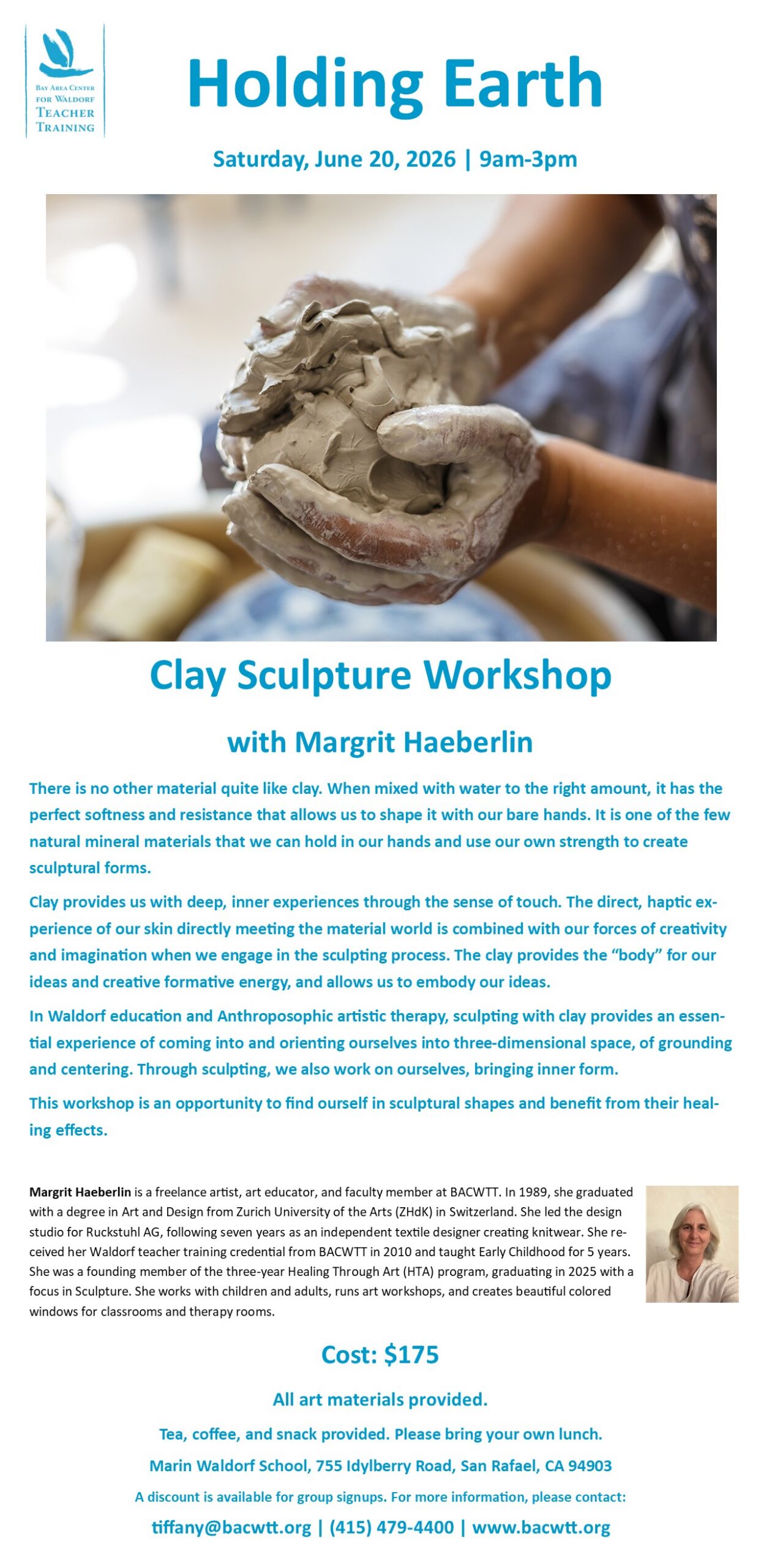 Holding Earth, Bay Area Center for Waldorf Teacher Training